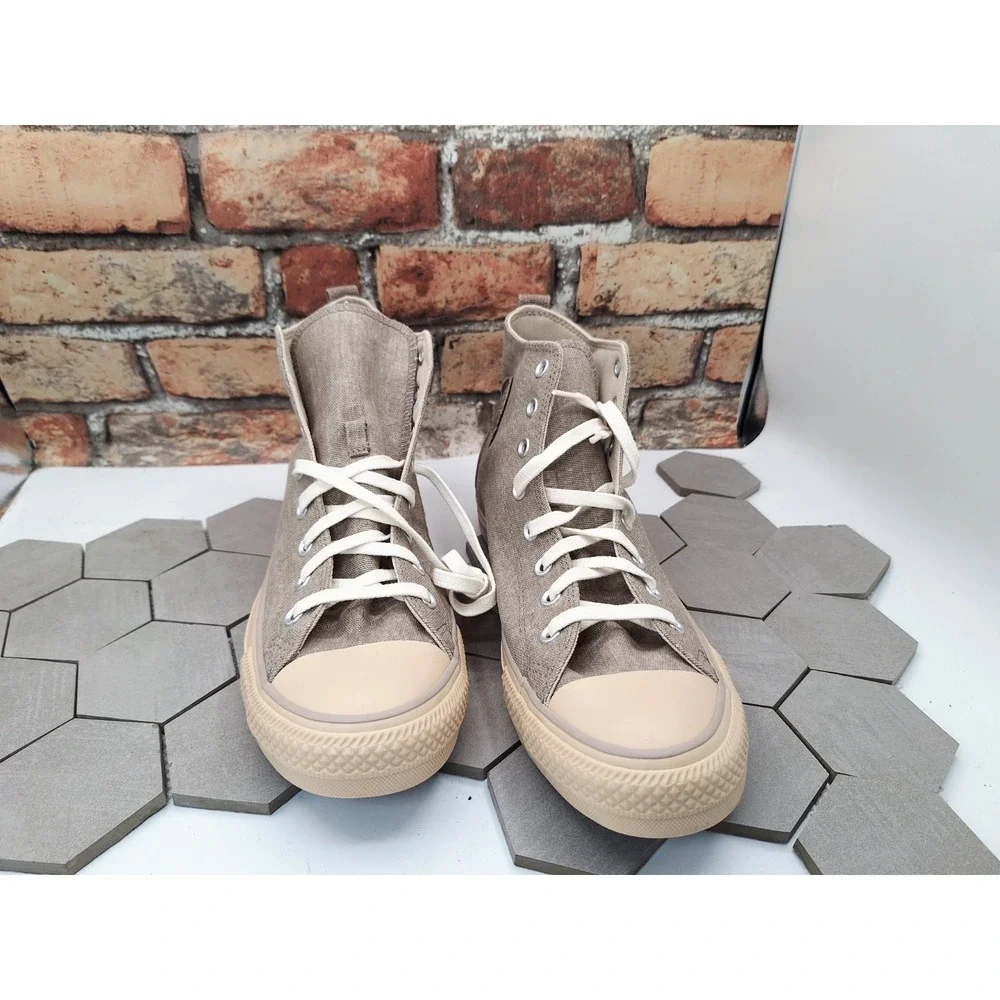 Converse‎ Chuck Taylor Hi Beige Cargo Mud A09123C Men Sz 11.5 Garden Club Rare